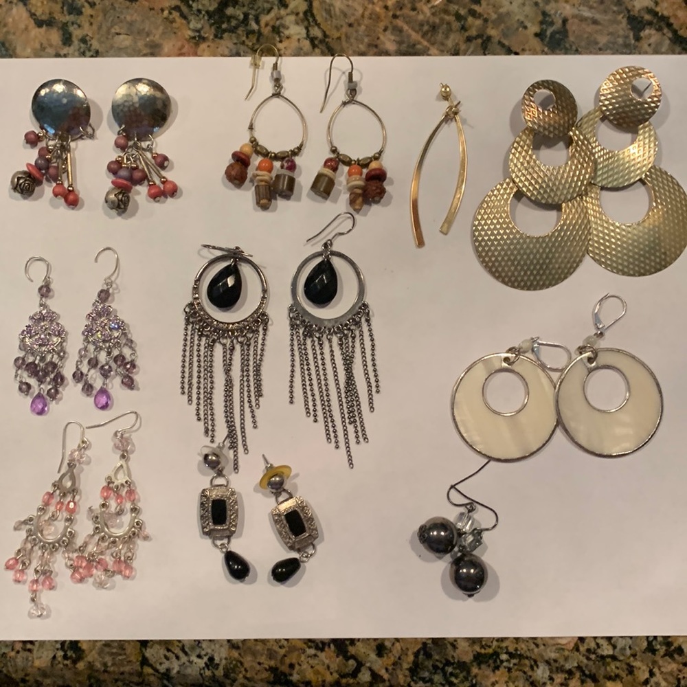 Pierced Earrings 10 pair